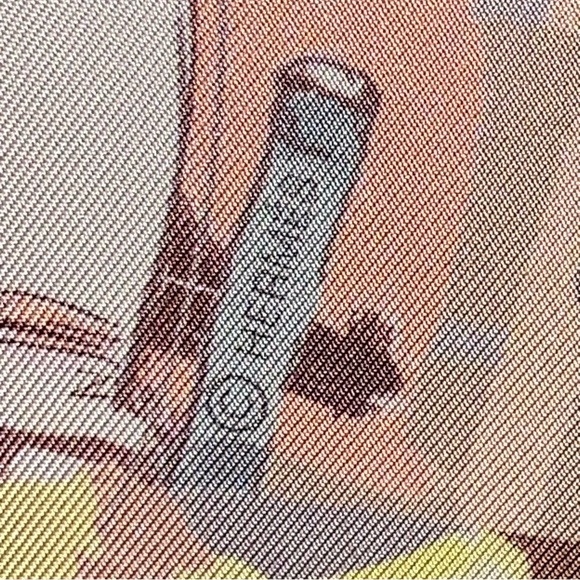 RARE! auth HERMÈS silk twill PHOTO FINISH scarf - Picture 13 of 16